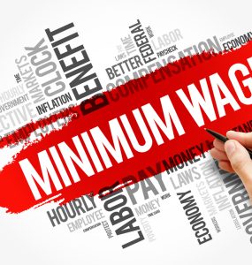 minimum wage sign