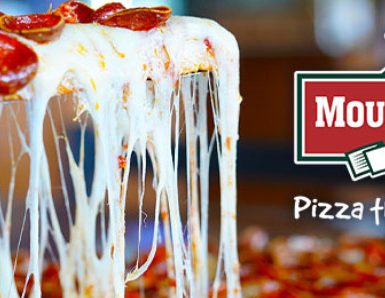 the logo for mountain mike's pizza franchise