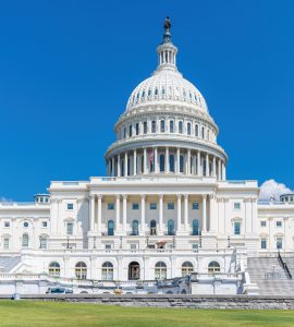 the US Capitol where congress may pass The American Franchise Act bill