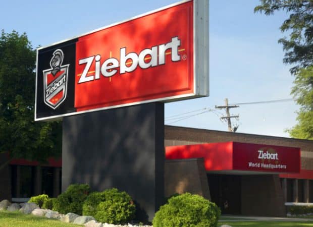 image of ziebart franchise sign